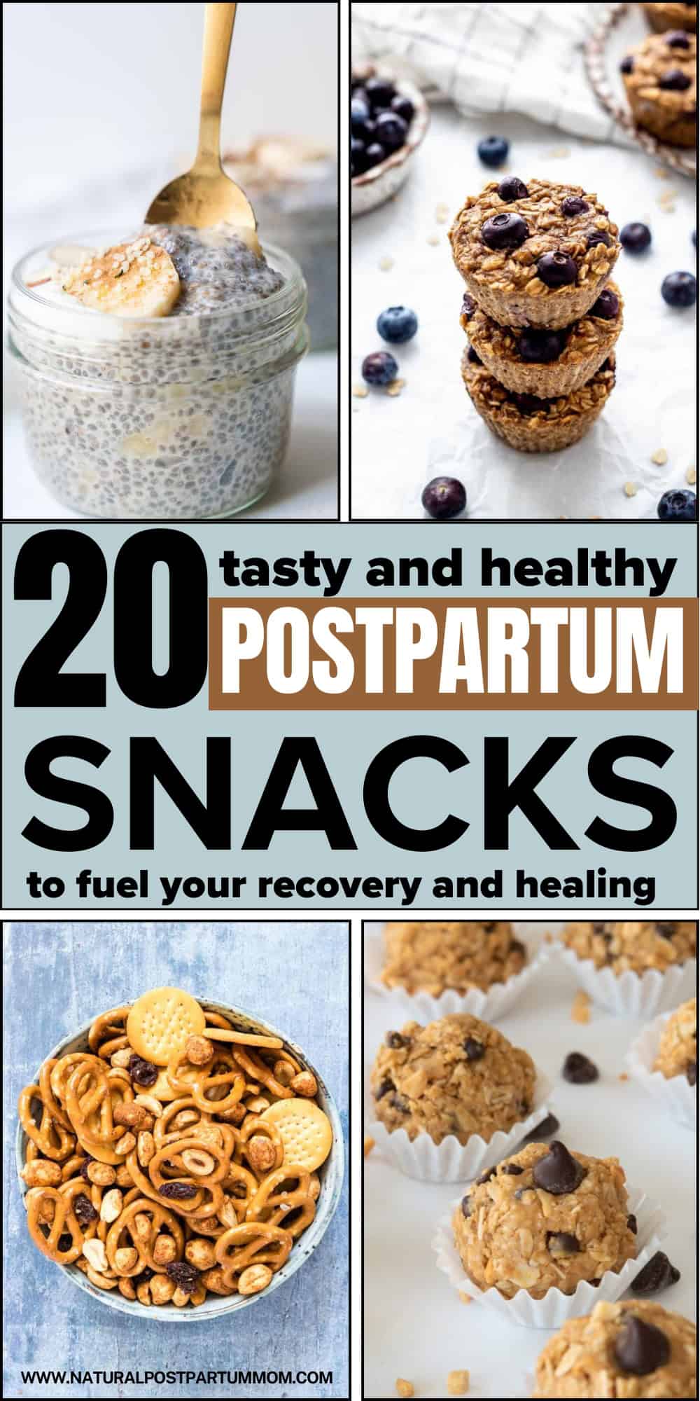 20 Tasty, Healthy Postpartum Snacks for New Moms